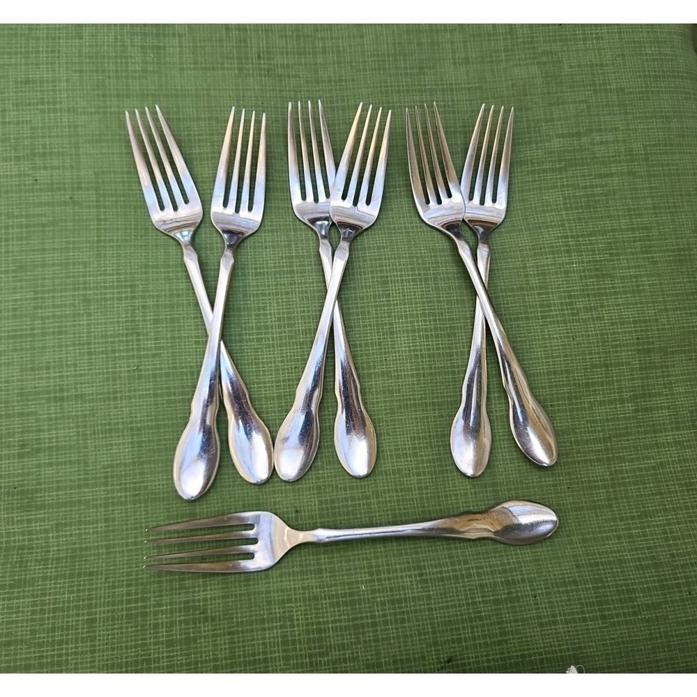 7 Gourmet Settings‎ GS WINDERMERE Stainless 18/10 Flatware Dinner Forks